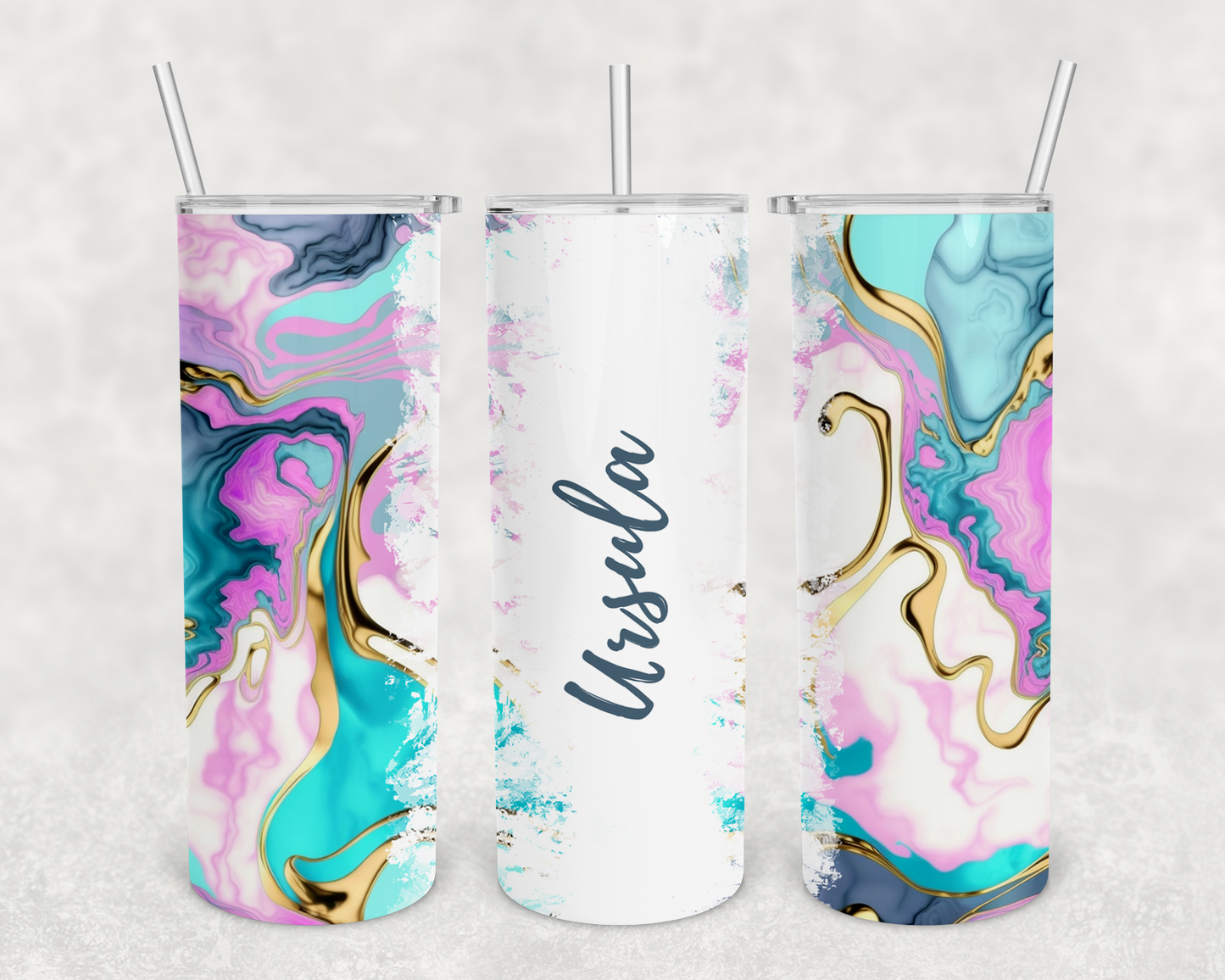 Ursula Personalized Ink Flow Tumbler