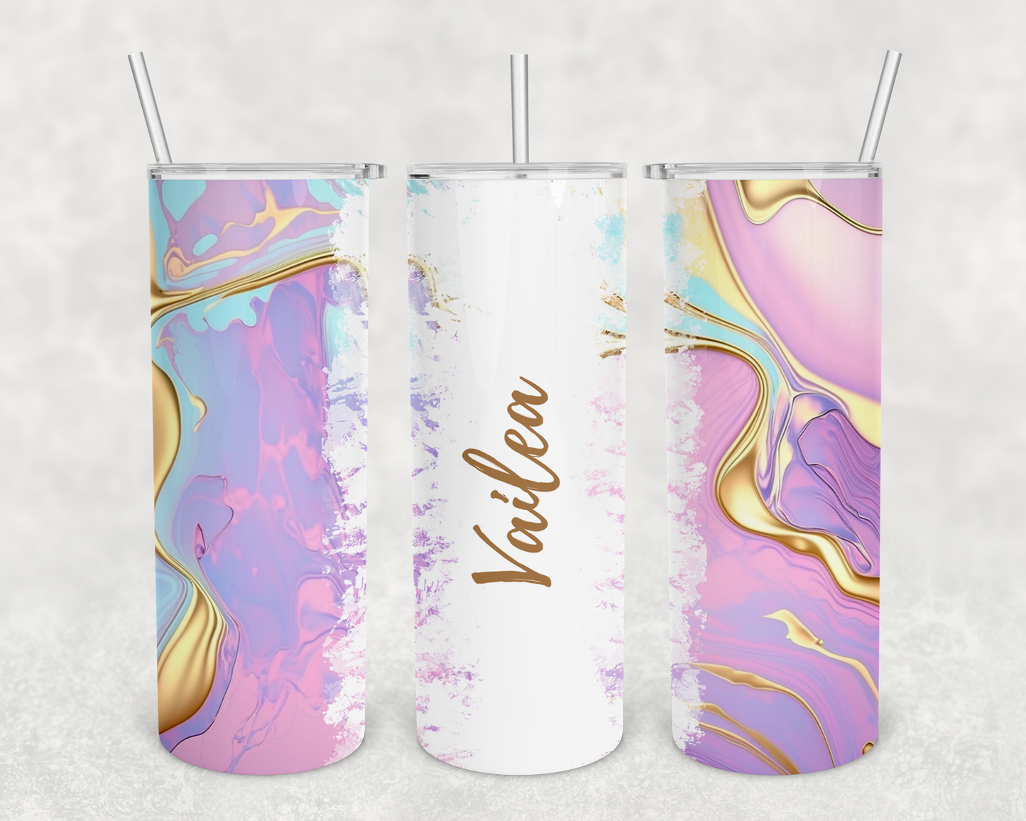 Vailea Personalized Ink Flow Tumbler