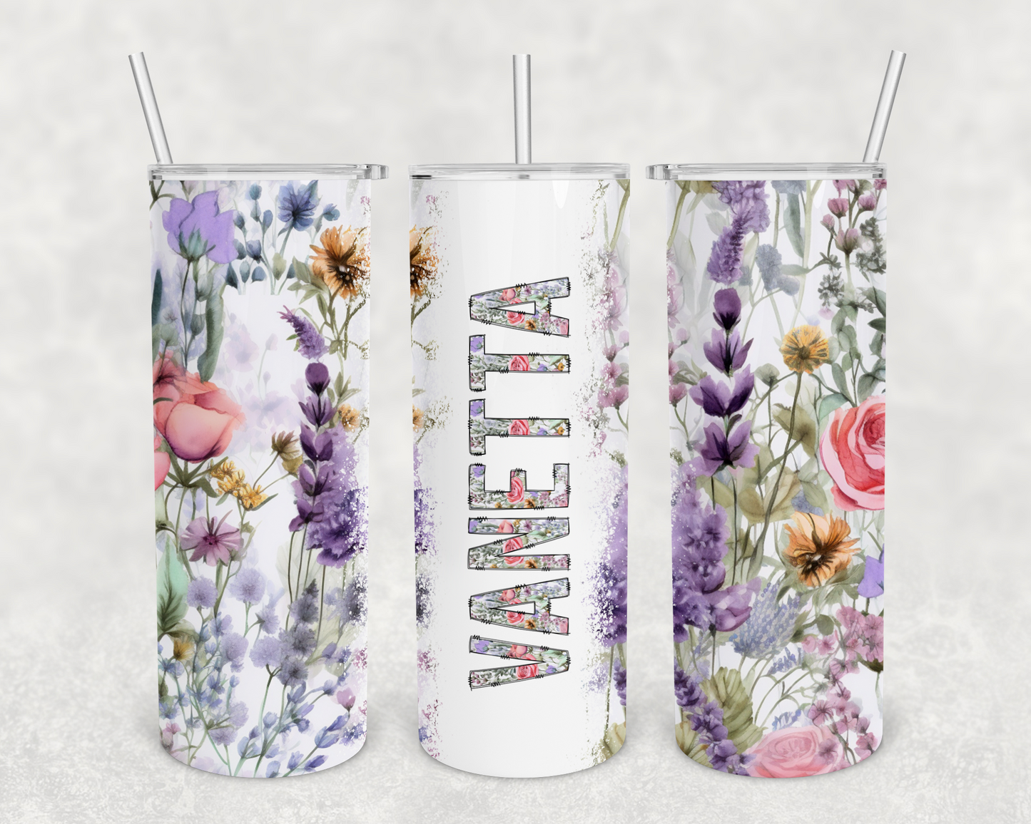 Vanetta Floral Tumbler