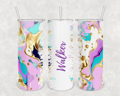 Walker Personalized Ink Flow Tumbler