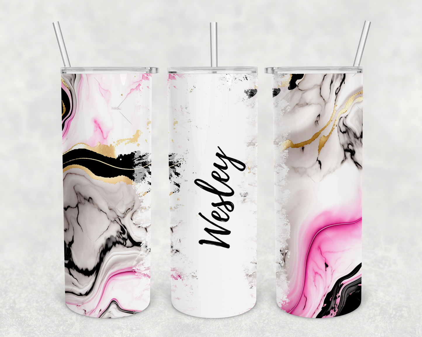 Wesley Personalized Ink Flow Tumbler