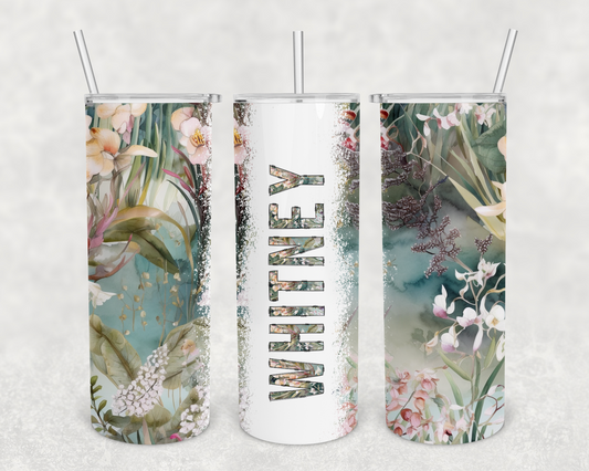 Whitney Floral Tumbler