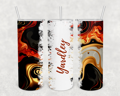 Yardley Personalized Ink Flow Tumbler